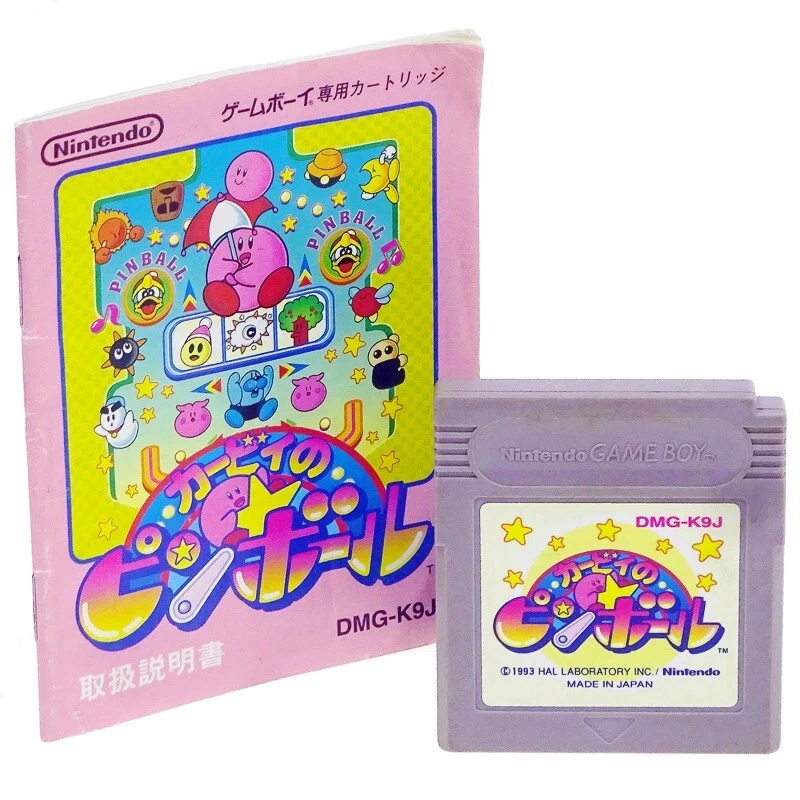 KIRBY NO PINBALL Cart + Manual GB Nintendo GAME BOY GAMEBOY Japan Import - Image 1 of 1