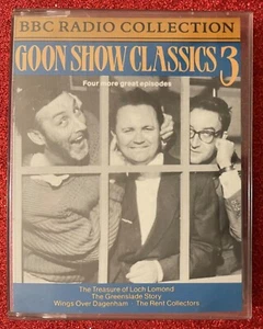 Goon Show Classics 3 - Four Side Splitting Episodes Double Cassette Free Post - Picture 1 of 6