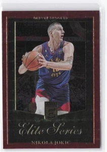 2023-24 Donruss Elite Nikola Jokic #8 Elite Series International Red and Green - Picture 1 of 2