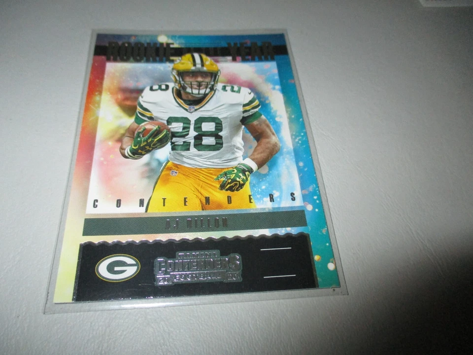 A.J. Dillon 2020 Panini Contenders Rookie of the Year RC #RY-AJD - Image 1 of 1