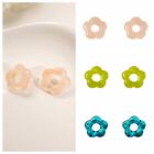 Fashion Jewelry Flower Earrings Candy Color Korean Earrings  Summer