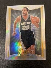 2012-13 Panini Select Silver Prizm Manu Ginobli Rare San Antonio Spurs Card #109