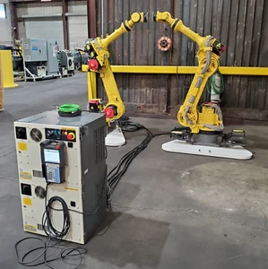 FANUC R-1000iA 80F Dual-Arm Robot System w/ R30iB Controller - Only 145 Hours - Picture 1 of 11