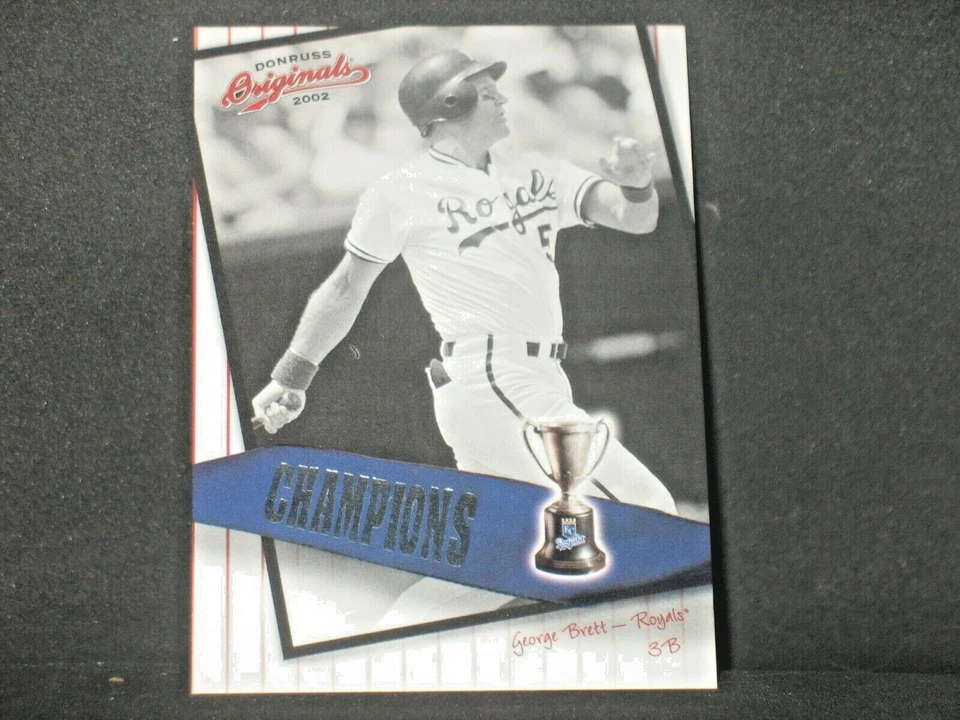 George Brett 2002 Donruss Originals Champions #C-2 (50/800) Kansas City Royals - Image 1 of 2