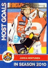 2013-14 Finnish Cardset Most Goals #4 Jukka Hentunen