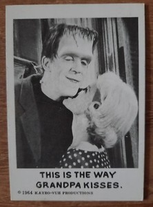 THE MUNSTERS Mumbles Card #33 Leaf Brands U.S.A. 1964 Kayro-Vue Productions TV
