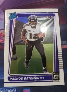 Rashod Bateman 2021 Donruss Optic Football Rated Rookie RC Base - Picture 1 of 2