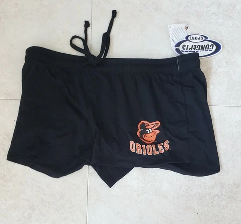 Baltimore Orioles NEW LADIES JUNIORS LOUNGE SHORTS PJS SLEEPWEAR SIZE X-larg MLB Cover