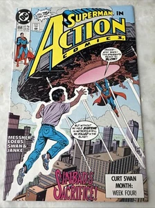 Action Comics #658 1990 DC b&b Superman Vintage - Picture 1 of 2