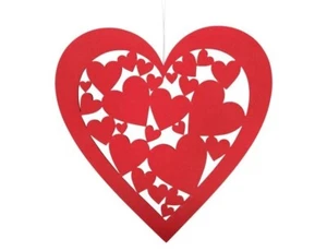 25cm Herz rot Dekoherz Valentinstag Muttertag Heiratsantrag Deko Hochzeitsdeko - Bild 1 von 1