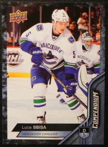 2016-17 16/17 Upper Deck Compendium BLUE #255 Luca Sbisa Vancouver Canucks - Picture 1 of 2