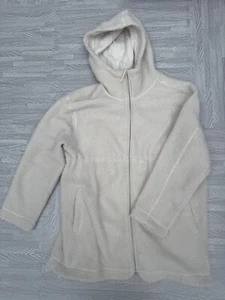H&M MaMa Before & After Beige Teddy Jacket Size M - Picture 1 of 8