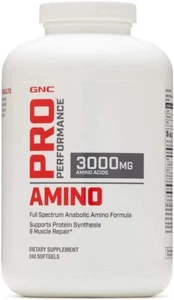 GNC Pro Performance Amino Supports Muscle Repair Dietary Supplement 240 Softgels - Picture 1 of 4