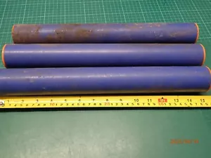 3 Kunststoffrollen 15" x 2" brauchen eine Reinigung wäre gute Holzarbeiten Stützhalterung - Bild 1 von 5