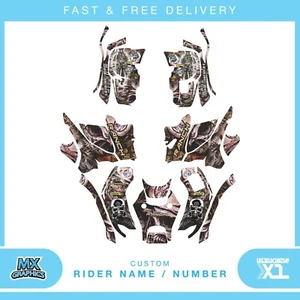 Fits Honda TRX420 quad graphic stickers decals name & number mx laminate vinyl - Picture 1 of 1