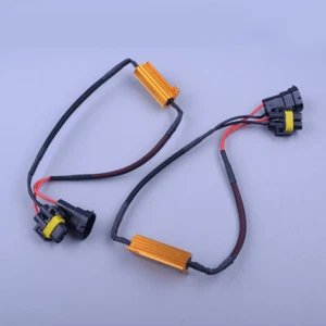 2 x H8 H11 LED DRL Fog Light Canbus 50W Load Resistor Error Free Decoder Cancel - Picture 1 of 4