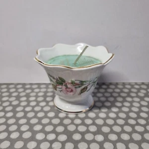 Aynsley Fine Bone China "Wild Tudor" Derwent Filled Votive Candle - Picture 1 of 10