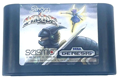 Super Hydlide •1990  Sega Genesis Action/Adventure Cartridge Only - Image 1 of 2