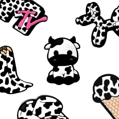 Cow Print Cowgirl Horse Pony 🐄🤠🐴🏇 Shoe Charms for Crocs CLOGITZ UK 🇬🇧