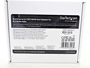 Host Adapter for M.2 PCIe NVMe SSDs StarTech.com M.2 Drive to U.2 (SFF-8639) - Picture 1 of 4