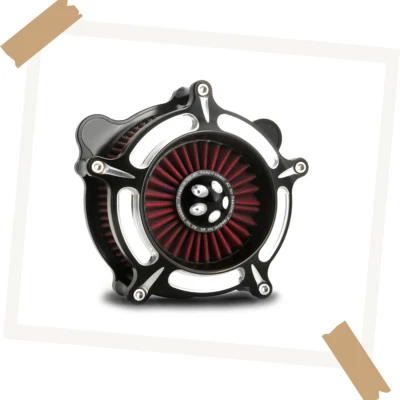 Turbine Air Intake for Harley Dyna/Softail/Heritage/Fat Boy 1993-2015 Foto 1 de 4