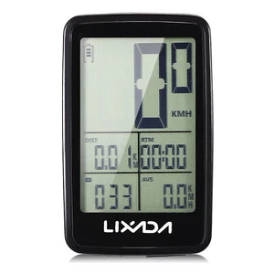 Lixada Wireless Bike Computer USB Rechargeable Bicycle Cycling Speedometer S3V5 - Picture 1 of 12