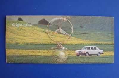 Nuevo de Lote Antiguo 1977 Mercedes-Benz 240 D 300 280 E 280 SE 450 SEL 450 SL 450 SLC Folleto Foto 1 de 4