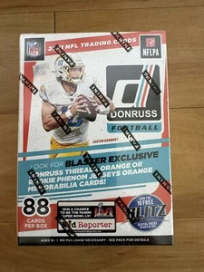 Caja bláster de fútbol Panini Donruss 2021, exclusiva para fanáticos, 11 paquetes - Imagen 1 de 5