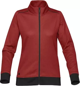 Stormtech NEW Softshell Women Jacket Full Zip Coat Red Heather Sz Large MSRP $90 - Picture 1 of 3