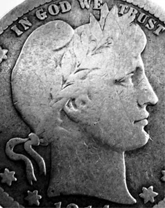 United States-U.S.A. (Quarter $ DOLLAR) 1914 Philadelphia - Foto 1 di 6