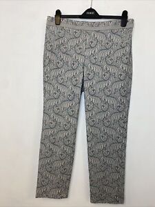 Coast Ladies Lace Trousers Pants Grey Nude Vienna UK Size 14 BNWT New B19
