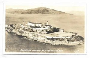 Postal Isla de Alcatraz Bahía de San Francisco California Foto Real Sin Usar - Imagen 1 de 2