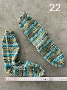 Wintersocken / Wollsocken 1 Paar Socken handgestrickt, ungetragen, NEU - Bild 1 von 3