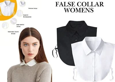 False Collar Women Fake Half-Shirt Blouse Ladies Detachable Collar Lapel Tops