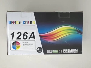 4 toner PK 126A CE310A compatibili con HP LaserJet Pro CP1025 CP1025NW 100 colori - Foto 1 di 2