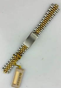 Watch Strap Citizen 16mm vintage Steel Missing Nail Clasp Unisex - Picture 1 of 2