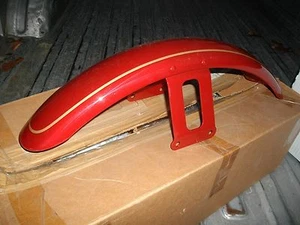 HARLEY DAVIDSON FXDWG NEW FRONT FENDER PATRIOT RED PART #59924-80a - Picture 1 of 1