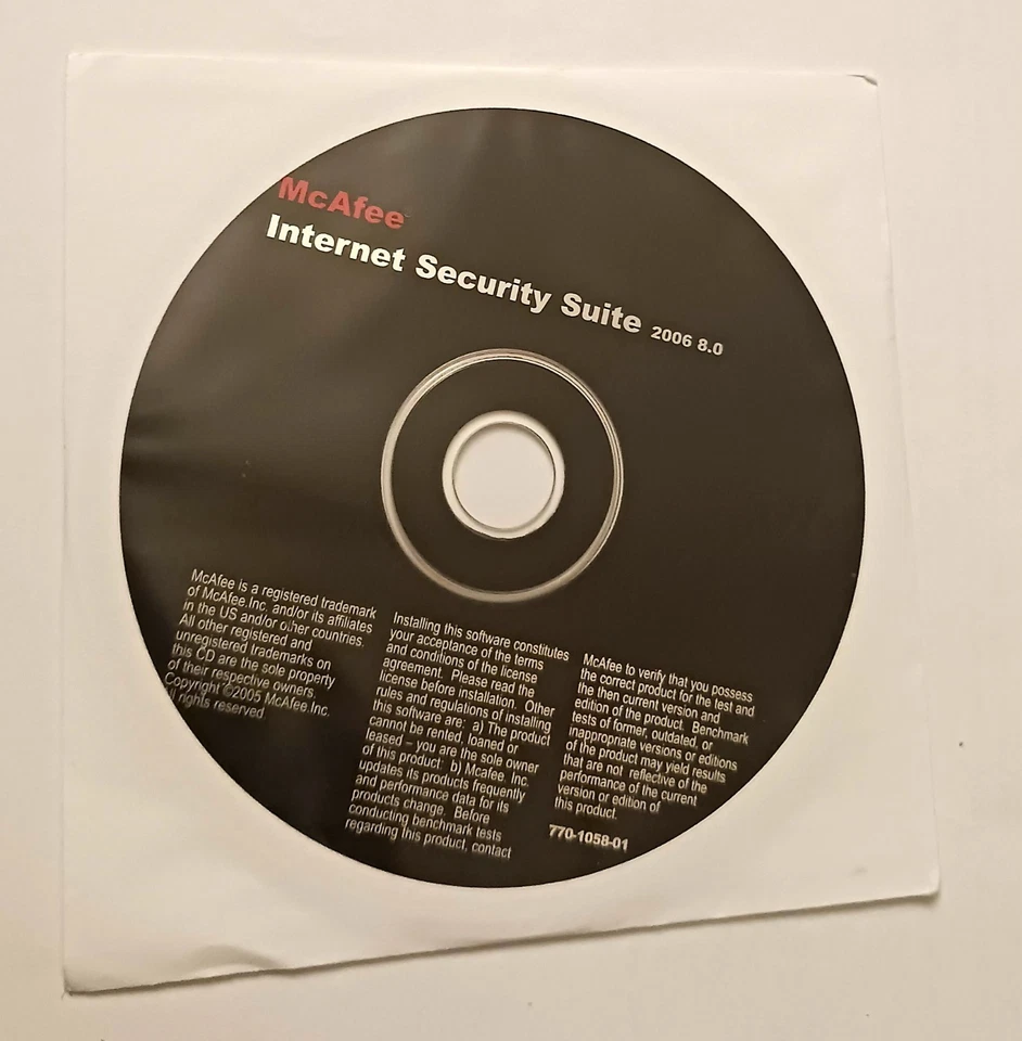 McAfee Internet Security Suite 2006 8.0 PN: 770-1058-01 CD - Image 1 of 1