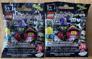 LEGO 71010 minifigures Monsters Series 14, New Unopened Blind Bag x 2 - Picture 1 of 2