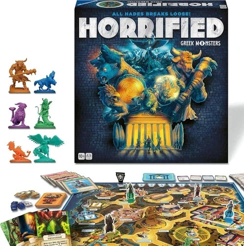 Ravensburger Horrified: Greek Monsters  Cooperative Strategy Board Game 10+ YR - Image 1 of 1