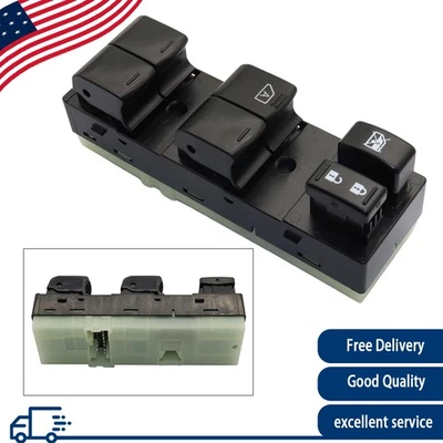 Interruptor de ventana principal del lado del conductor apto para Nissan Versa Note 2014-19 NUEVO Foto 1 de 4