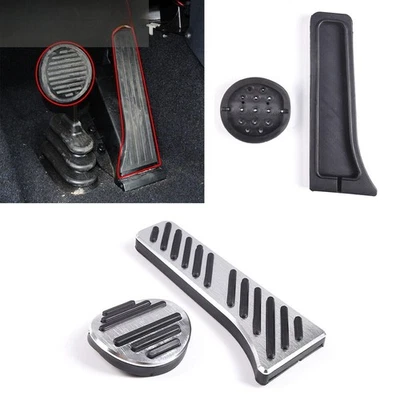 Tampa de pedal de freio a gás liga/silicone para Mercedes Benz Smart Fortwo 451 2009-14 - Imagem 1 de 4