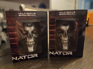 Two Terminator Genisys Half Scale Endo Skulls New Loot Crate Exclusive Chronicle - Picture 1 of 10