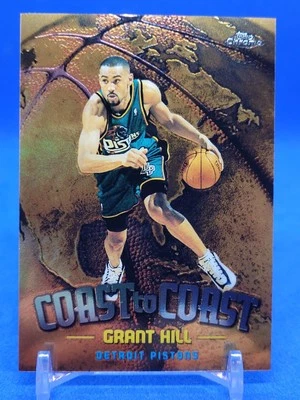 1998-99 Topps Chrome Coast to Coast Grant Hill #CC4 HOF - Image 1 of 2