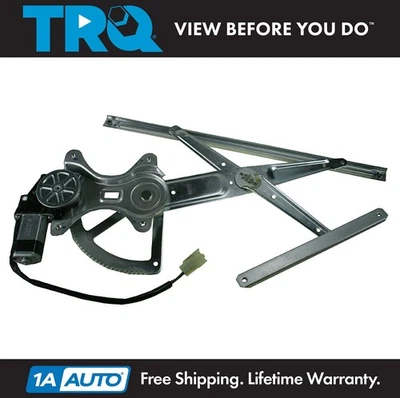 TRQ Power Window Regulator w/ Motor Front Driver Side for 03-08 Pontiac Vibe - Image 1 of 3