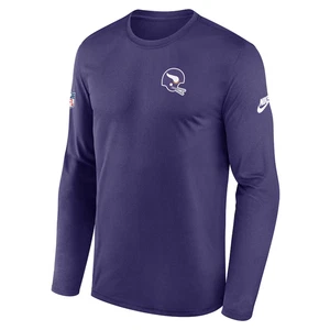 Minnesota Vikings Nike Legend Small Logo Performance Long Sleeve T-Shirt Retro - Picture 1 of 3