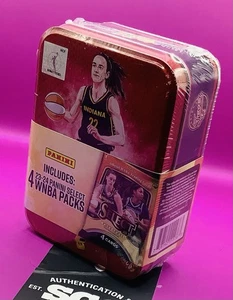 Caitlin Clark 2023-24 WNBA Select Exclusive Blaster Red Tin Factory Sealed RC - Bild 1 von 2