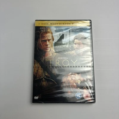 Troy DVD 2004 1-Disc Edition Brad Pitt Orlando Bloom Brand New Sealed - Image 1 of 2