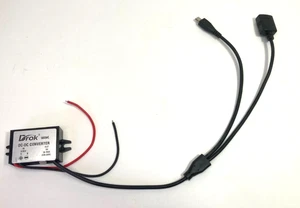 DROK DC-DC Converter  In (8v-50v) Out (5v 3A  max) out USB-MC  Model:5003MC - Picture 1 of 4