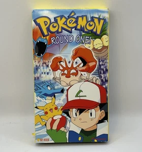 Pokemon Round One VHS 2001 Nintendo Video Tape Vintage Anime Animation Cartoon - Picture 1 of 8